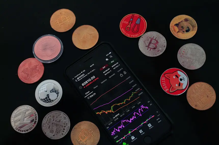 Equity price charts and trading data displayed across multiple screens